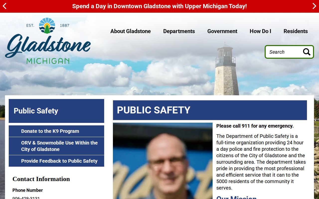 Gladstone Public Safety arrest-record and news source page